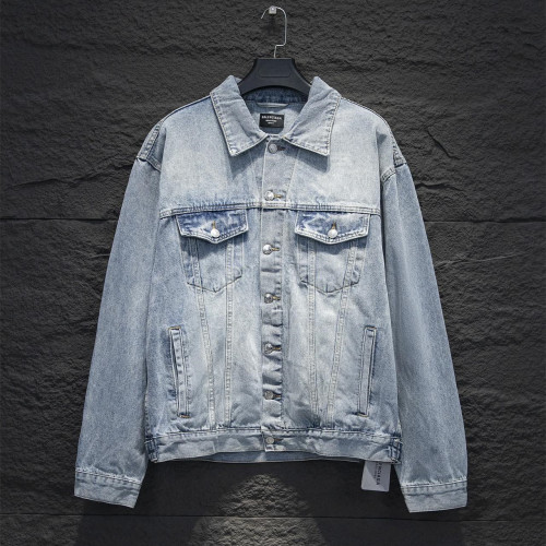 Balenciaga Men Womens Jacket Denim Coat Luxury Brand Mens Jackets Top Quality   