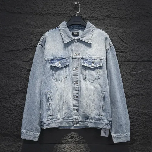 Balenciaga Men Womens Jacket Denim Coat Luxury Brand Mens Jackets Top Quality   