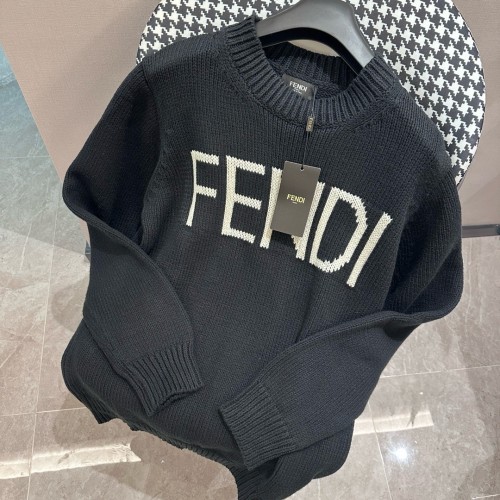 Fendi Women Mens Sweaters Knitwears Luxury Brand Mens Knitwear Top Quality   