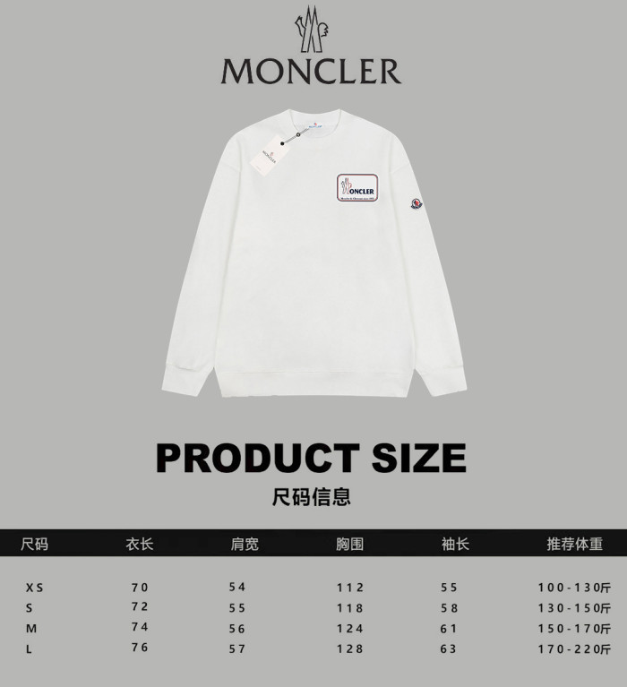 Moncler Men Womens Sweatshirt Luxury Brand Mens Sweatshirts Top Quality   
