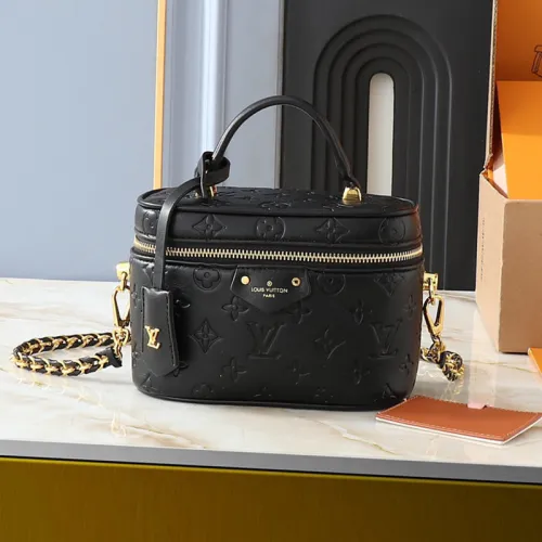 Louis Vuitton Womens Bags Handbags Luxury Brand Vanity PM Messenger Shoulder Bags with Original Box M25123   