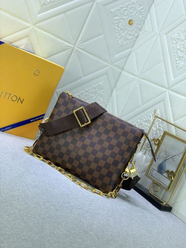 Louis Vuitton Womens Bags Messenger Shoulder Bags Luxury Brand COUSSIN MM M20771 with Original Box Monogram Canvas