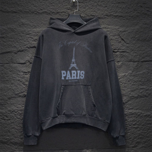 Balenciaga Womens Mens Long Sleeve Hoodie Sweatshirt Luxury Brand Mens Hoodies   