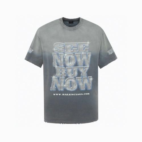 Balenciaga Luxury Brand Women Mens Short Sleeve T-Shirt   