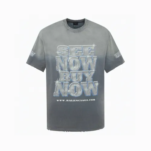 Balenciaga Luxury Brand Women Mens Short Sleeve T-Shirt   