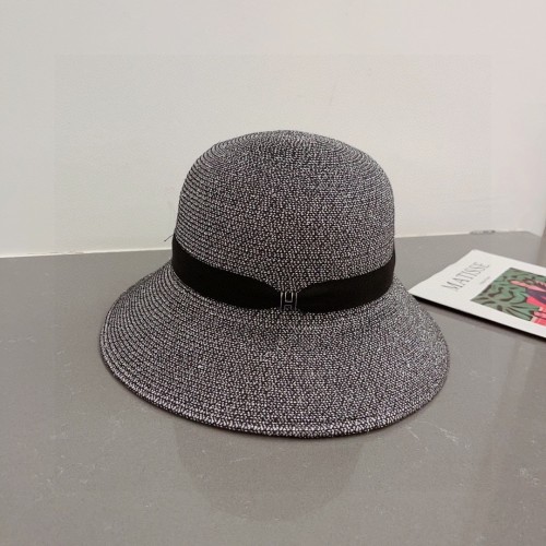 Hermes Womens Hats Luxury Brand Design Hermes Bucket Hat Straw Hat with Original Box  