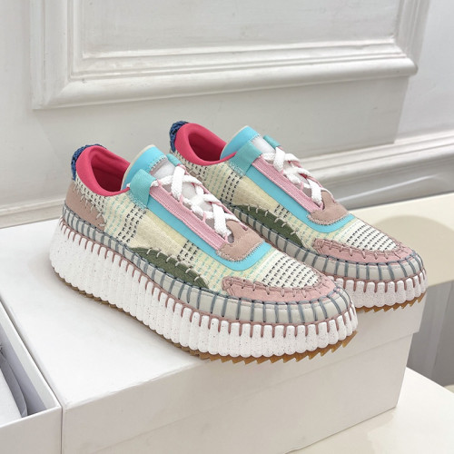 Chloe Chloé Womens Shoes Sneakers Luxury Brand with Original Box Whatsapp 