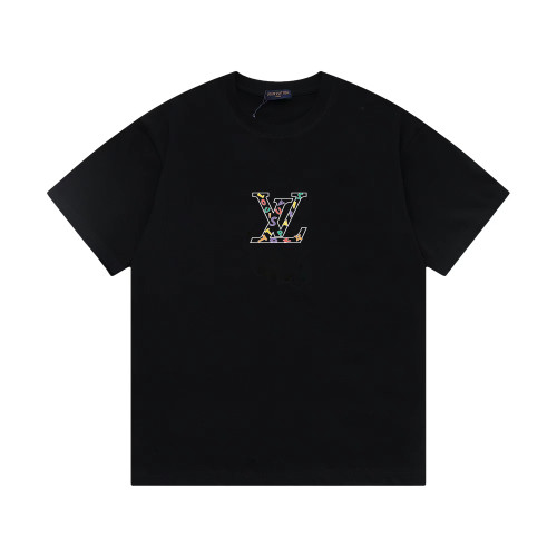 Louis Vuitton Luxury Brand Men Womens Short Sleeve T-Shirt   