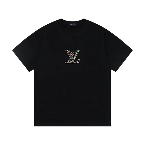 Louis Vuitton Luxury Brand Men Womens Short Sleeve T-Shirt   