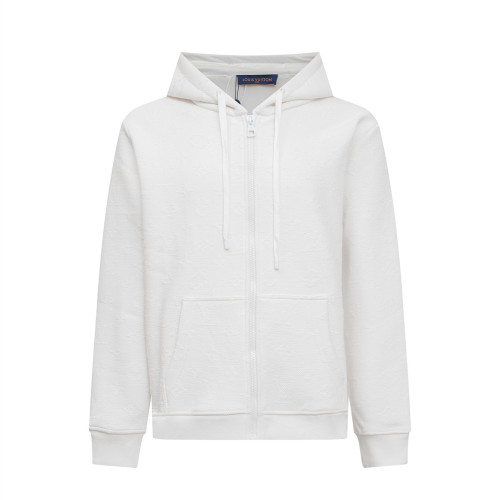 Louis Vuitton Men Womens Coat Jacket Luxury Brand Mens Zip HoodieTop Quality   