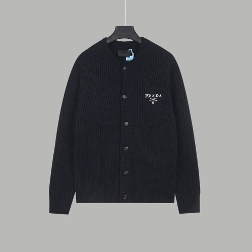 Prada Cardigan Men Womens Sweater Luxury Brand Womens Knitwear Top Quality   