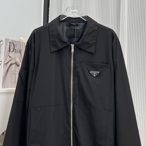 Prada Men Womens Coat Jacket Luxury Brand Womens Jackets Top Quality   
