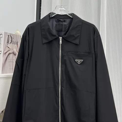 Prada Men Womens Coat Jacket Luxury Brand Womens Jackets Top Quality   