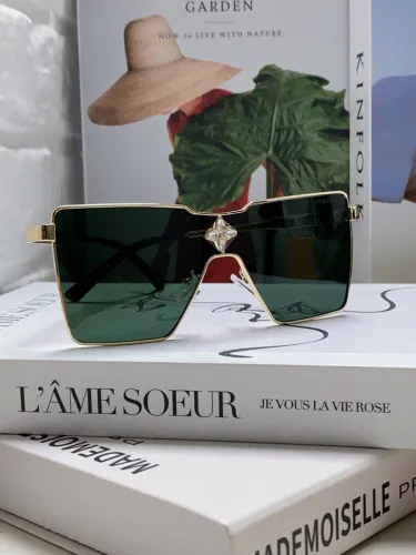 Louis Vuitton Sunglasses Luxury Brand Men Womens Sunglasses Cyclone Metal Sunglasses with Original Box  Z1700U