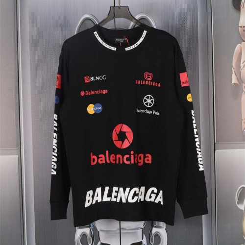 Balenciaga Womens Mens Long Sleeve Sweatshirt Luxury Brand Mens Sweatshirts   