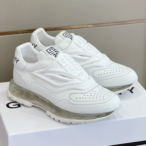 Givenchy Men Shoes Fashion Type Luxury Brand GIVENCHY SNEAKERS IN LEATHER WITH LATEX BAND with Original Box