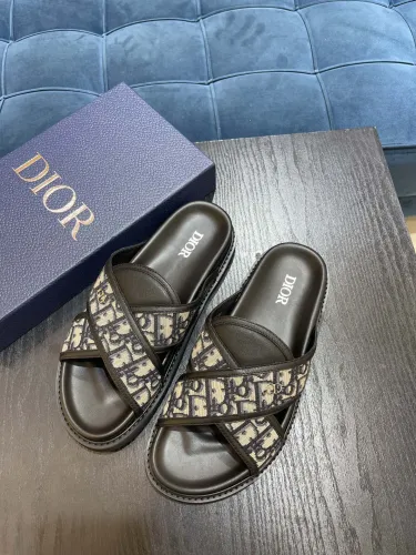 Dior Men Shoes Sandals Luxury Brand Fashion DIOR AQUA SANDAL Black Dior Oblique Jacquard with Original Box 3SA135ZSA_H969 Whatsapp 
