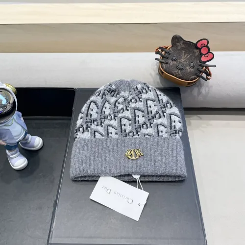 Dior Men Womens Knit Hat Luxury Brand Design Dior Cap with Original Box  