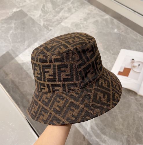 Fendi Men Womens Bucket Hat Luxury Brand Design Fendi Cap with Original Box  