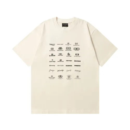 Balenciaga Luxury Brand Women Mens Short Sleeve T-Shirt   