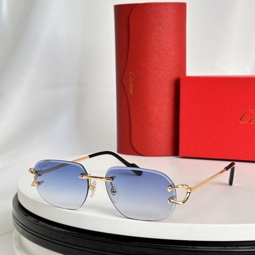 Cartier Sunglasses Luxury Brand Men Womens Sunglasses with Original Box  CT0468S
