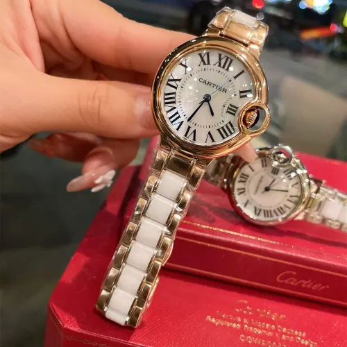 Cartier Womens Watch Luxury Brand Design Fashion Type with Original Box