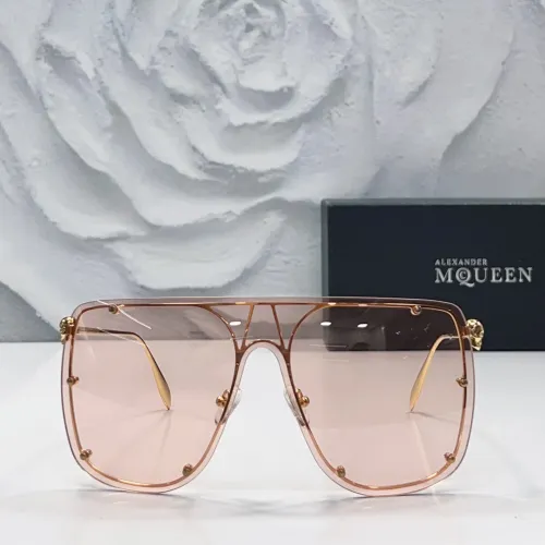 Alexander McQueen Sunglasses Luxury Brand Men Womens Sunglasses with Original Box  AM0313