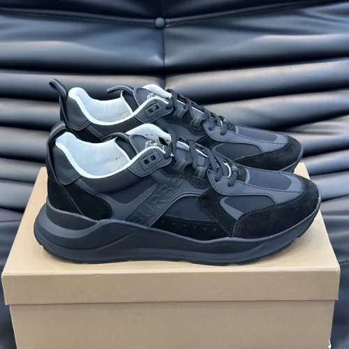 Burberry Men Shoes Fashion Sneakers Luxury Brand Vintage Cotton Sneaker with Original Box Whatsapp 