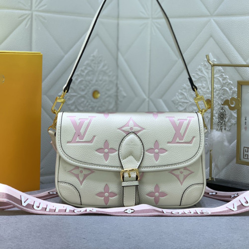 Louis Vuitton Womens Bags Shoulder Bag Luxury Brand Fashion Monogram Empreinte Leather M46584 with Original Box  