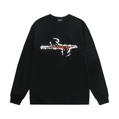 Balenciaga Womens Mens Long Sleeve Sweatshirt Luxury Brand Mens Sweatshirts   
