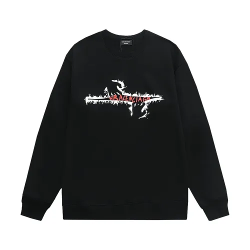 Balenciaga Womens Mens Long Sleeve Sweatshirt Luxury Brand Mens Sweatshirts   