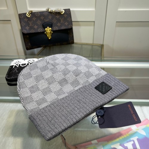 Louis Vuitton Womens Mens Cap Knit Hat Luxury Brand with Original Box  