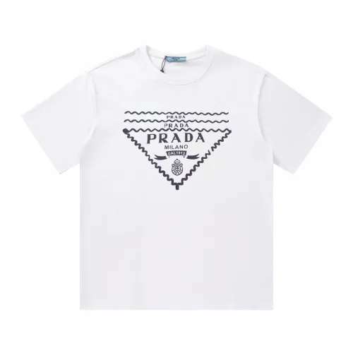 Prada Luxury Brand Men Womens Short Sleeve T-Shirt T shirts   