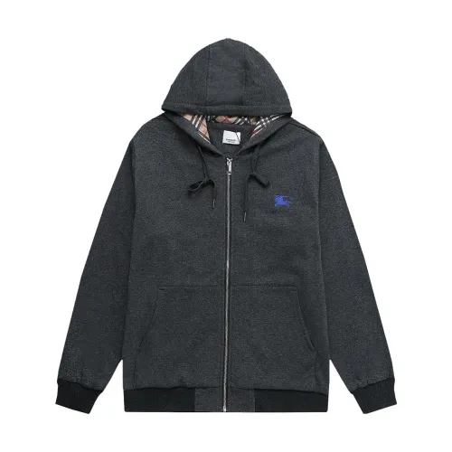 Burberry Womens Mens Sweatshirt Luxury Brand Mens Zip Hoodie   