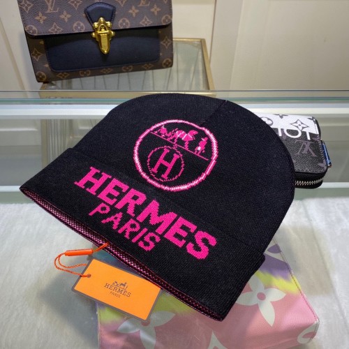 Hermes Men Womens Cap Knit Hat Luxury Brand with Original Box  