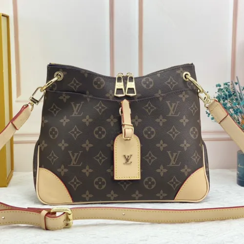 Louis Vuitton Womens Bags Luxury Brand Fashion Type ODÉON MM Natural Monogram coated canvas M45354 with Original Box