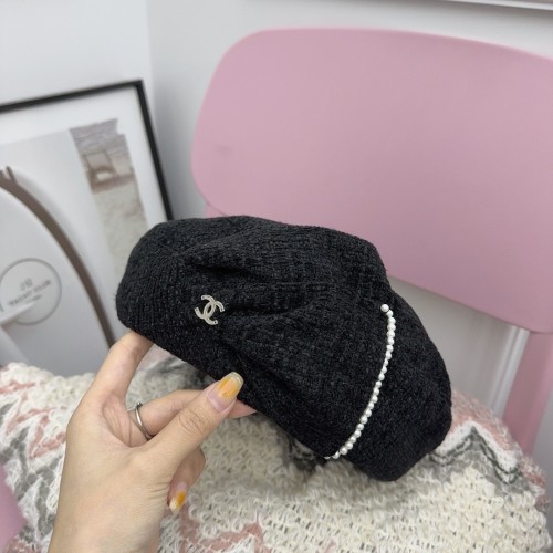 Chanel Womens Hats Luxury Brand Beret Hat with Original Box  