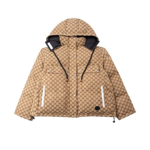 Gucci Down Jacket Men Womens Coats Luxury Brand Fashion Design 90% White Duck Down Fur Feather