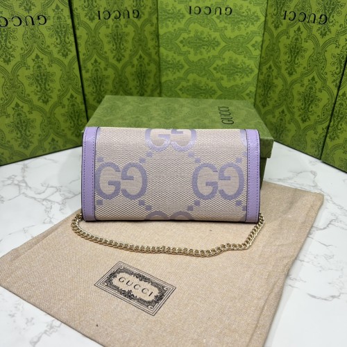 Gucci Womens Bag Wallets Clutch Luxury Brand Ophidia jumbo GG continental wallet with Original Box 726497 UKMBG 8481