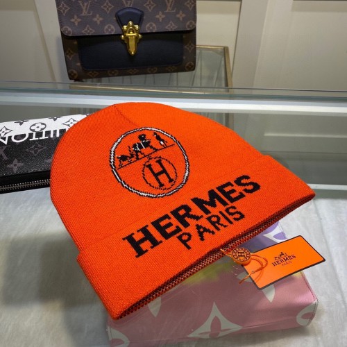 Hermes Men Womens Cap Knit Hat Luxury Brand with Original Box  