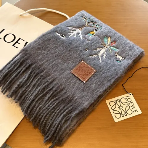 Loewe Scarves Men Womens Fashion Scarf 045