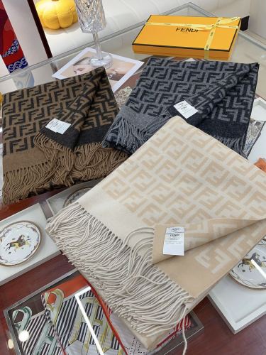Fendi Scarves Men Womens Fashion Scarf124