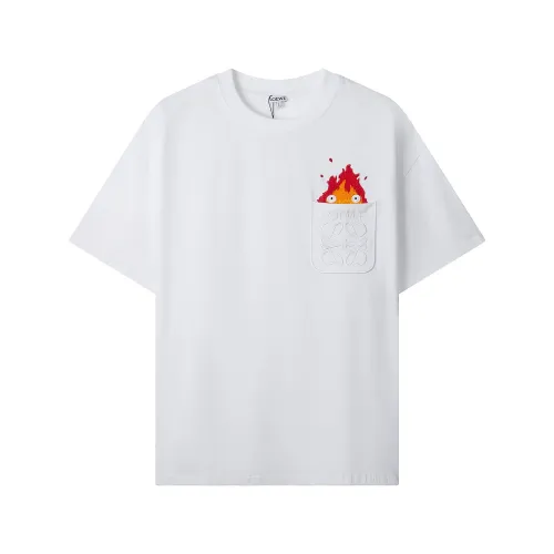 Loewe Luxury Brand Men Womens Short Sleeve T-Shirt   