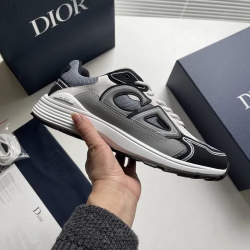 Dior Mens Shoes Sneakers Luxury Brand B30 SNEAKER White Mesh and Technical Fabric 3SN279ZND_H000 with Original Box Whatsapp 