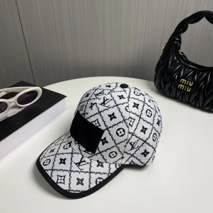 Louis Vuitton Womens Mens Cap Baseball Hat Luxury Brand with Original Box  