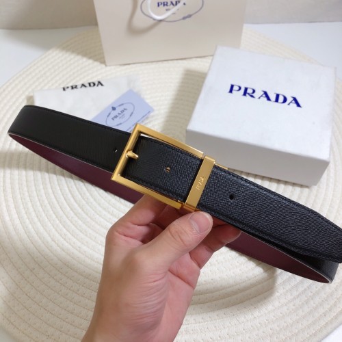 Prada Mens Belt Luxury Brand Fashion Men Belts with Original Box