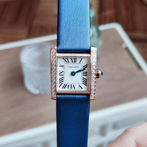 Cartier Womens Watch Luxury Brand Design Fashion Type with Original Box