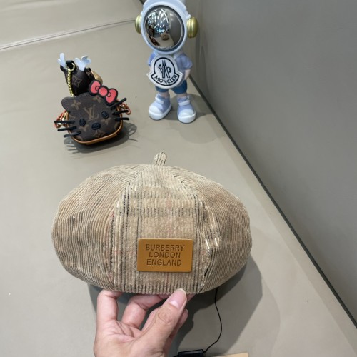 Burberry Womens Cap Beret Hat Luxury Brand with Original Box  