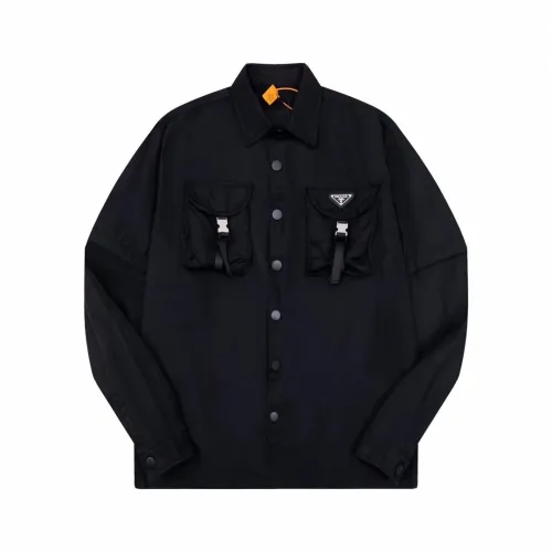 Prada Men Womens Coat Jacket Luxury Brand Womens Jackets Top Quality   