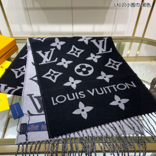 Louis Vuitton Scarves Men Womens Fashion Scarf with Original Box   